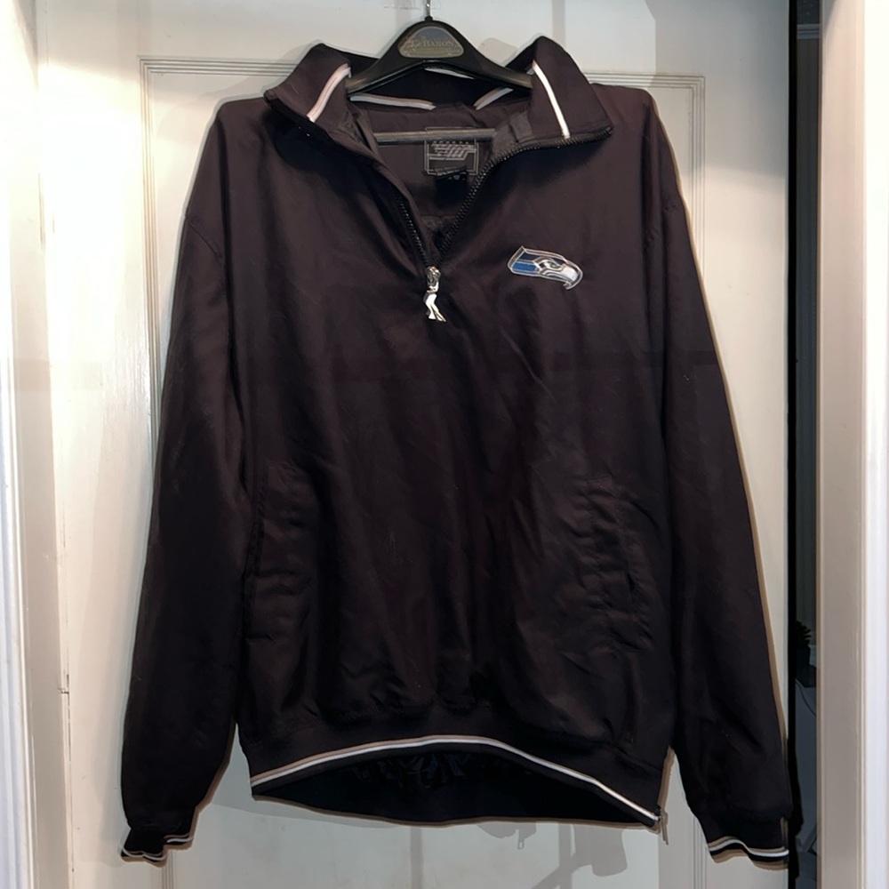 Vintage 90s GIII G3 sports Seattle Seahawks pullover jacket XL